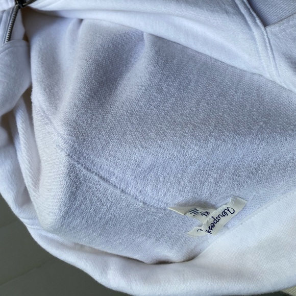 White terry biker style jacket - Picture 13 of 13